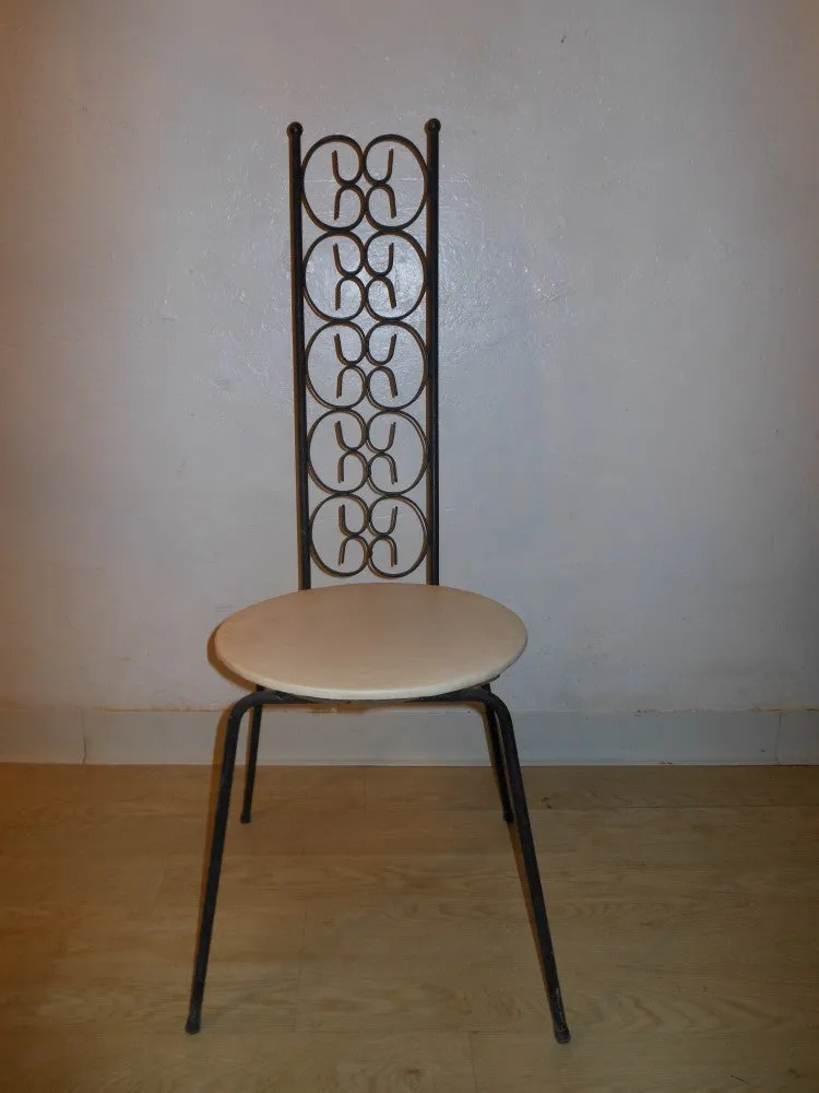 Iron High Back Chair