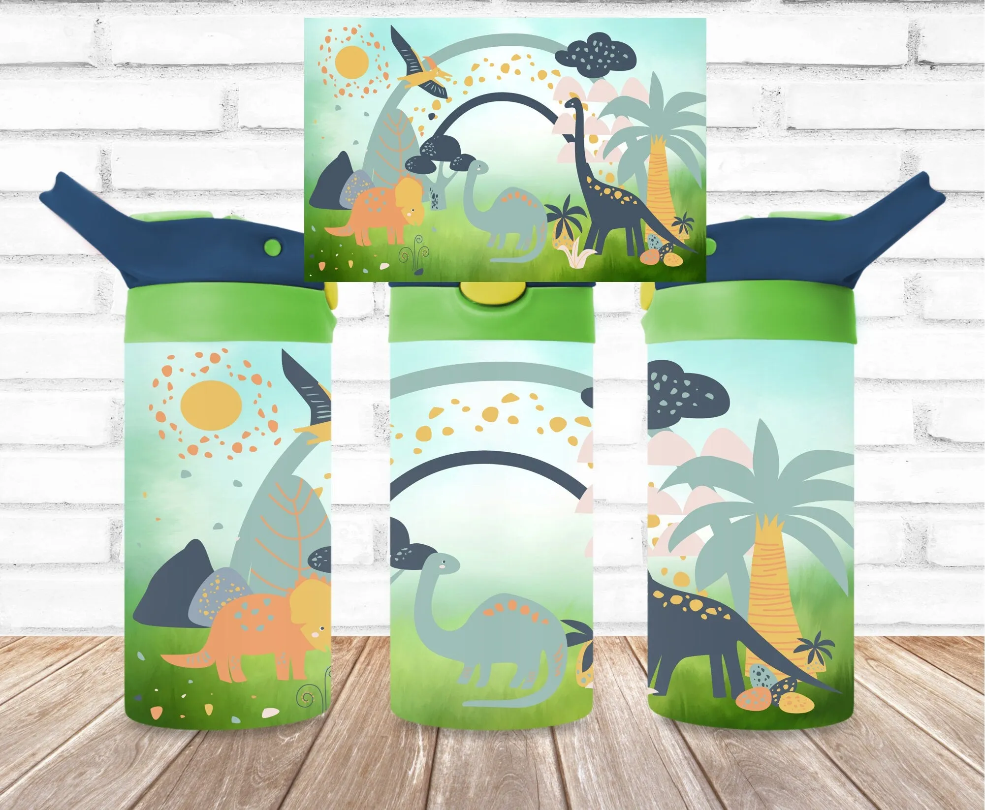 Kids Dinosaur Tumbler - Kids Water Bottle | Kids Water Tumbler | Great Kids Gift | Kids Sippy Cup | Back To School Cup - HOT SELLER!
