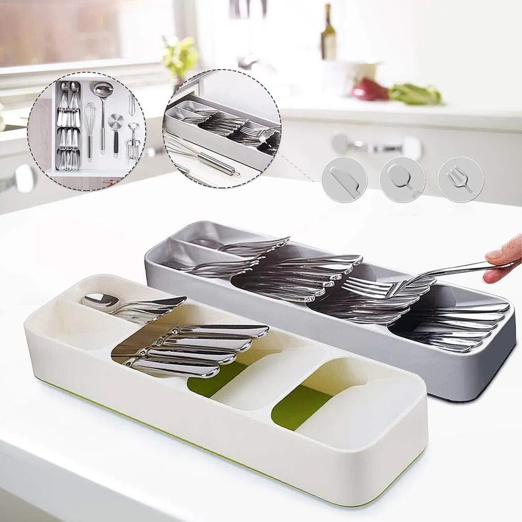 Kitchen Tableware Drawer Spoon Storage Box