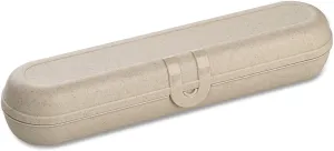 Koziol KLIKK Cutlery Case, Beige, Eco-Friendly, BPA Free, Recycled Material, Durable, Outdoor, Party, Camping, Glamping, Tableware, Gift, Kitchen