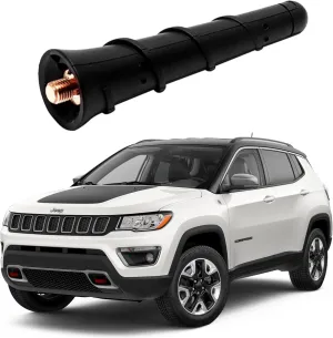 KSaAuto 3.2 Inch Antenna Compatible with 2011-2025 Jeep Cherokee Grand Cherokee Compass Renegade, Chrysler 200, Fiat 500, Car Antenna Replacement, 68297936AA 5091100AA 5091100AB