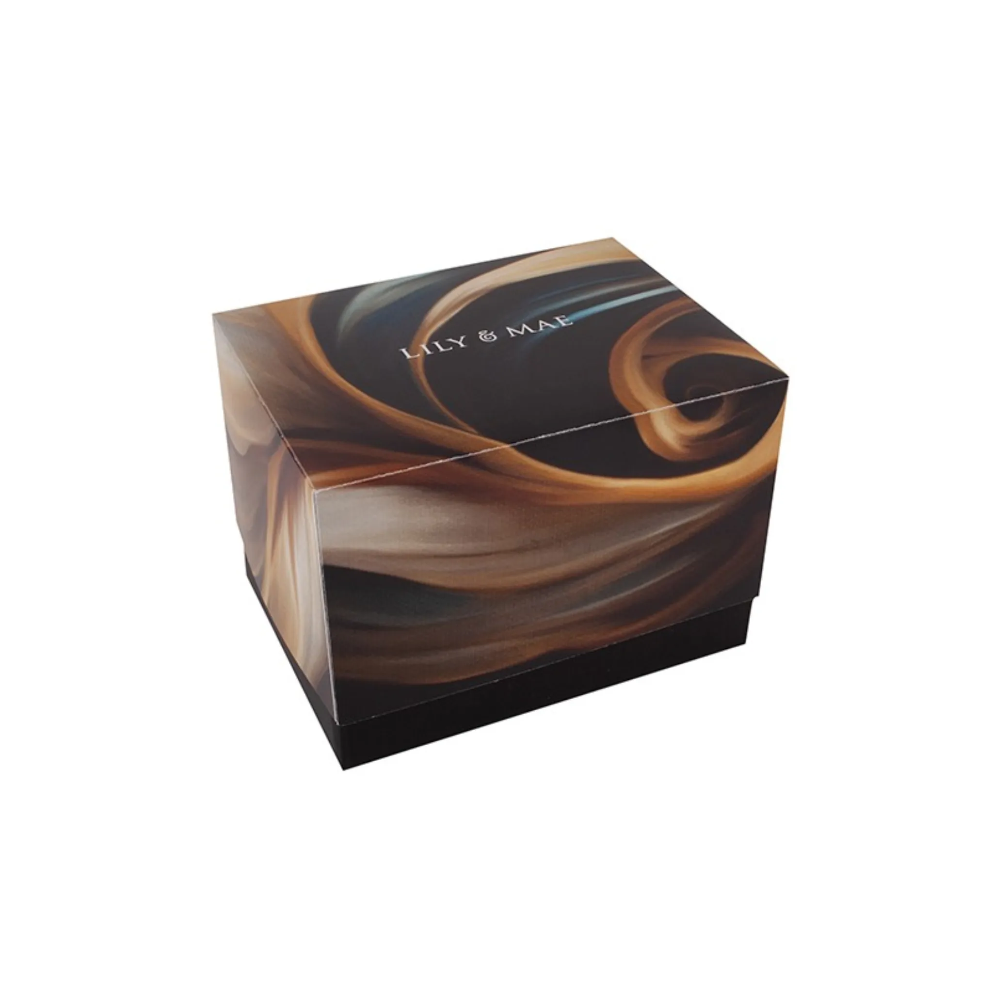 L&M Bone China Mug Black