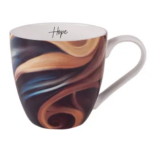 L&M Bone China Mug Black