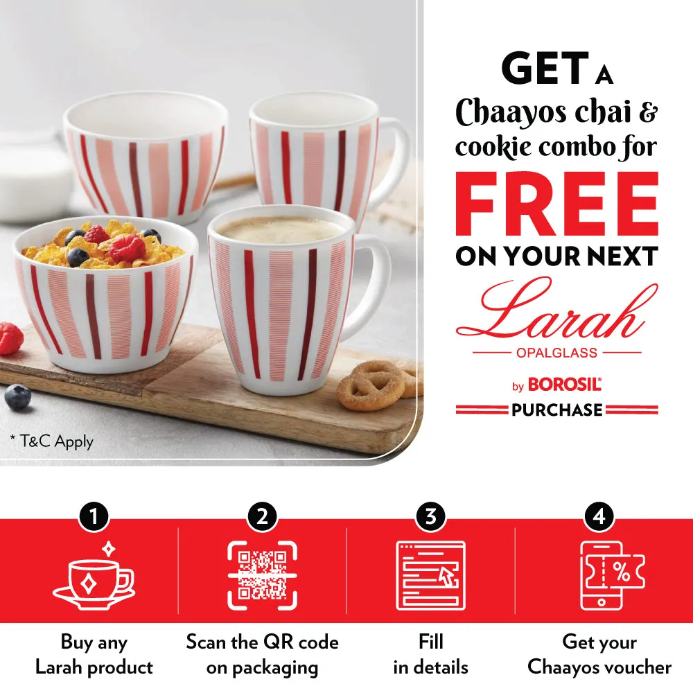 Larah by Borosil Fabula Noodle / Soup Plate