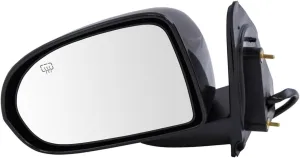 Left Driver Side Power Smooth Black Heated Door Mirror for Jeep for Compass Altitude Sport Utility 4-Door/High Altitude Sport Utility 4-Door 2014 & Altitude/High Altitude 2015