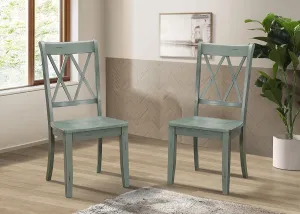 Lexicon Daxel Dining Chair (Set of 2), Teal