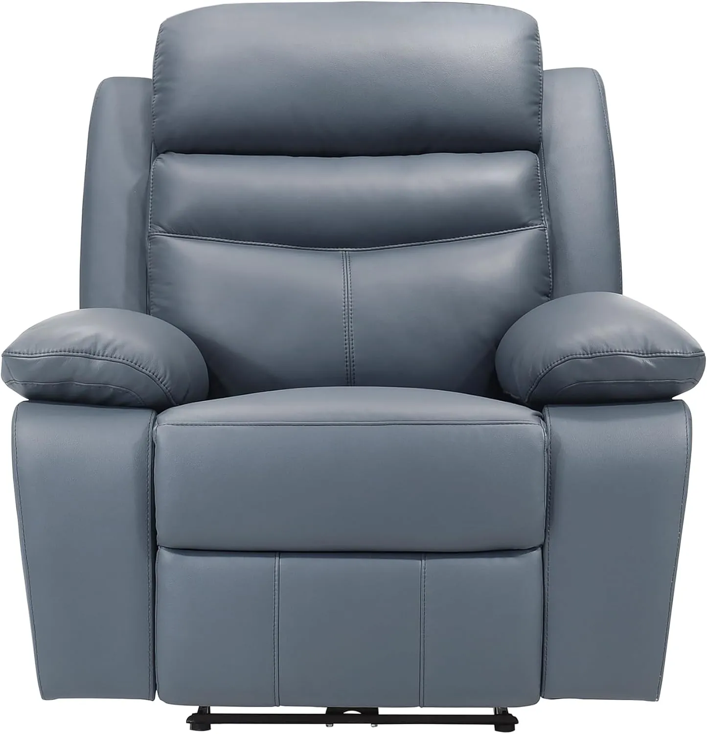 Lexicon Recliner Chair Living Room Leather Reclining Sofa Chair, Home Theater Seating, Wall Hugger Recliner, Power Recliner Sofa Chair for Living Room/Office/Apartment, Blue