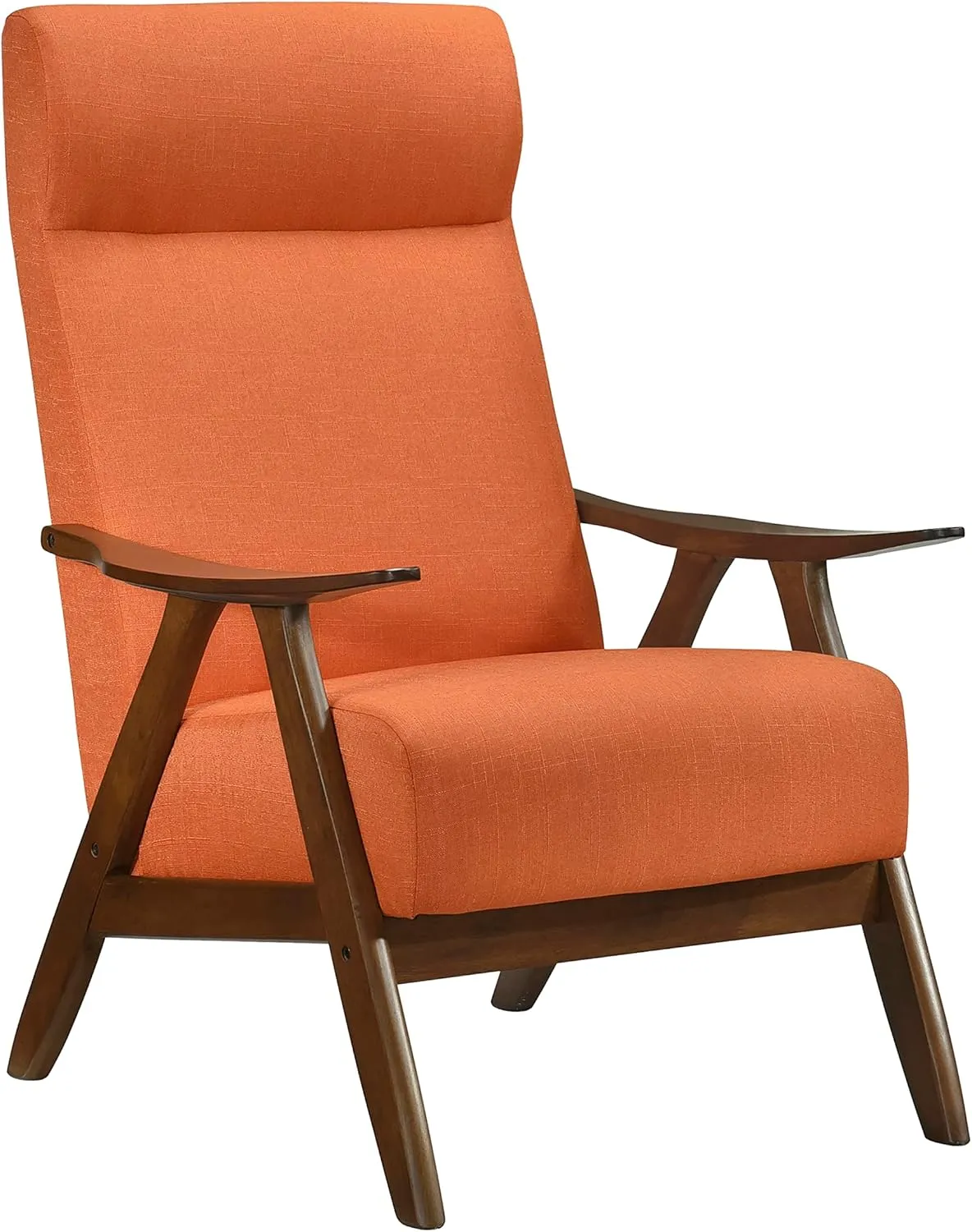 Lexicon Selles Fabric Accent Chair, Orange