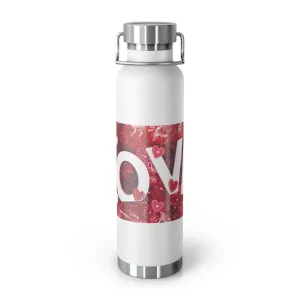 Love Design Copper Vacuum Insulated Water Bottle - 22oz