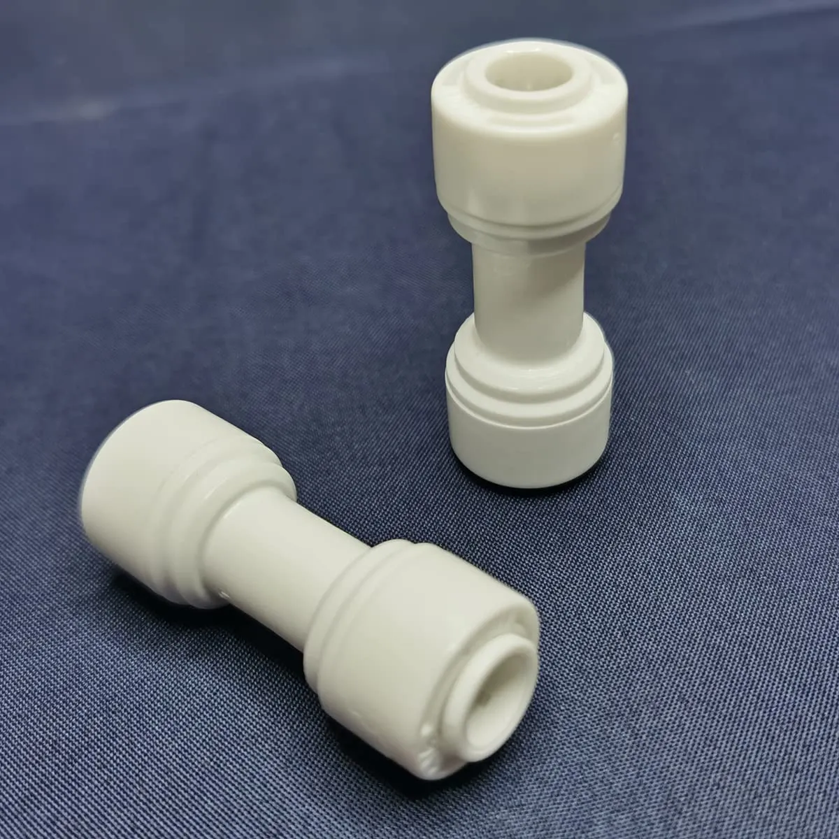 Malida Water Purifier Straight Union Connector,Equal 1/4inch OD Tube Quick Push to Connect Plastic Plumbing Fitting,for RO/DI Water Filter System.(pack of 100)