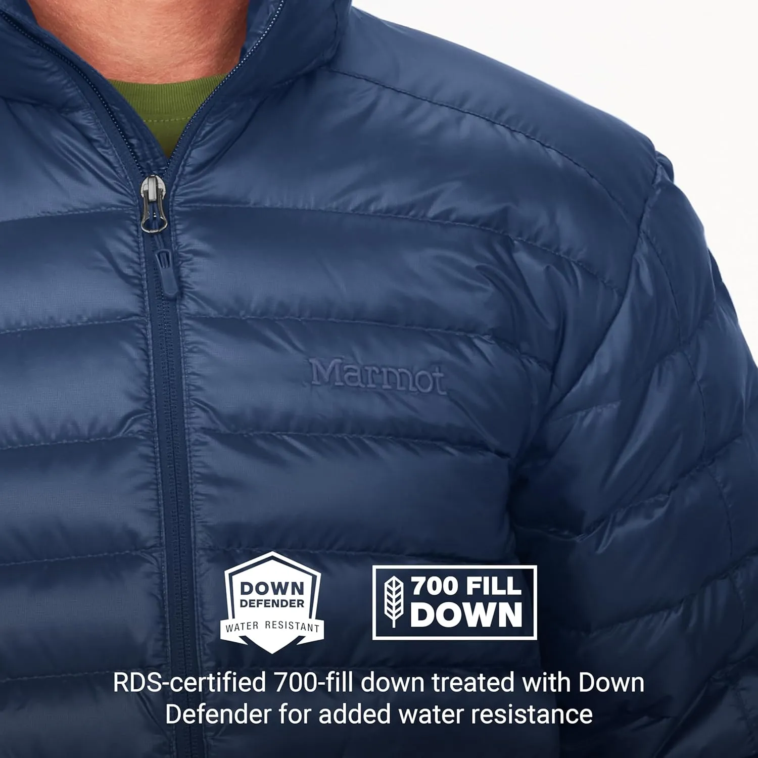 MARMOT Men's Lightweight, Water-Resistent Zeus Jacket, 700 Fill Power Down