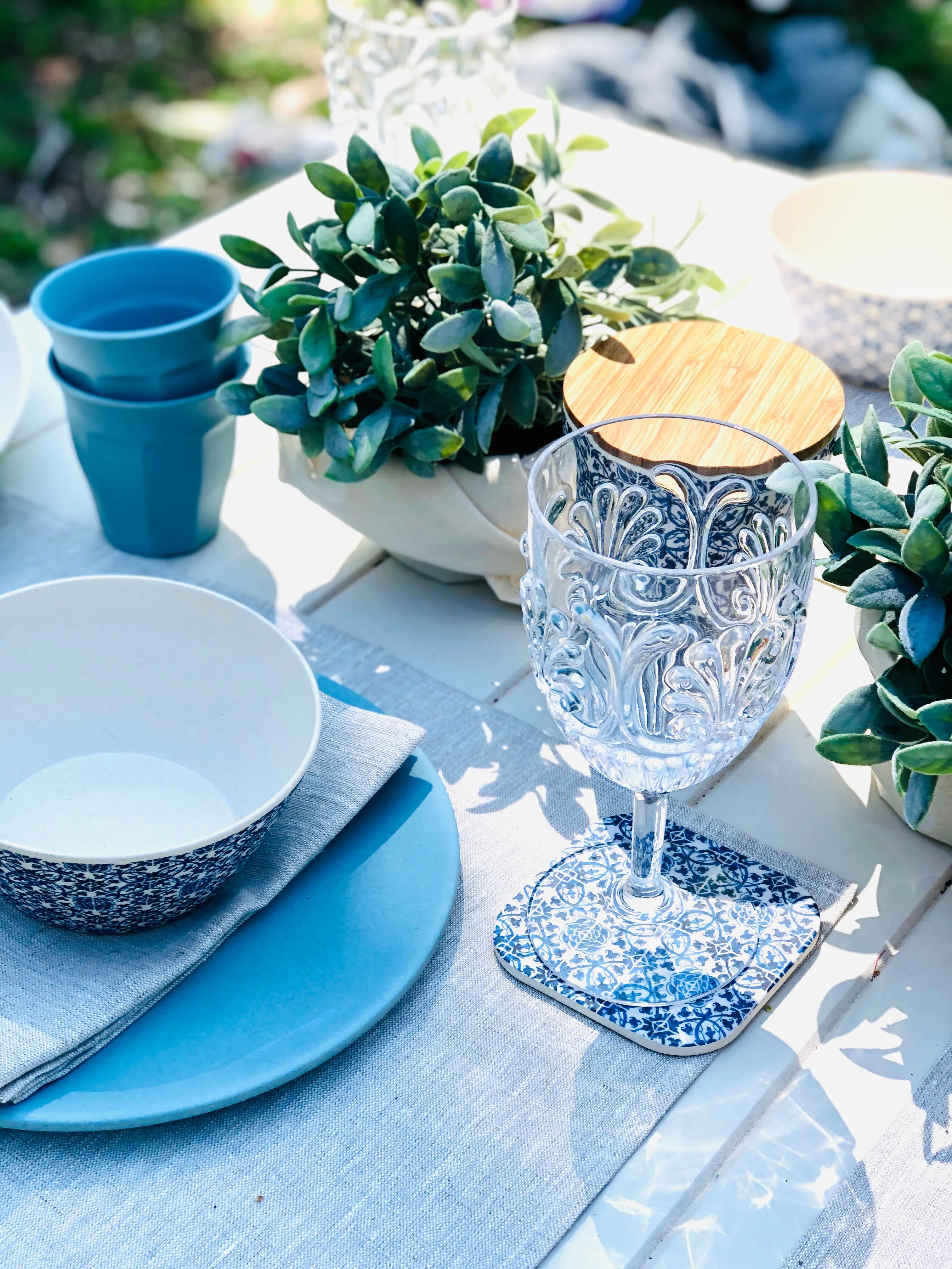 Mediterraneo - Bamboo Tableware Place Settings