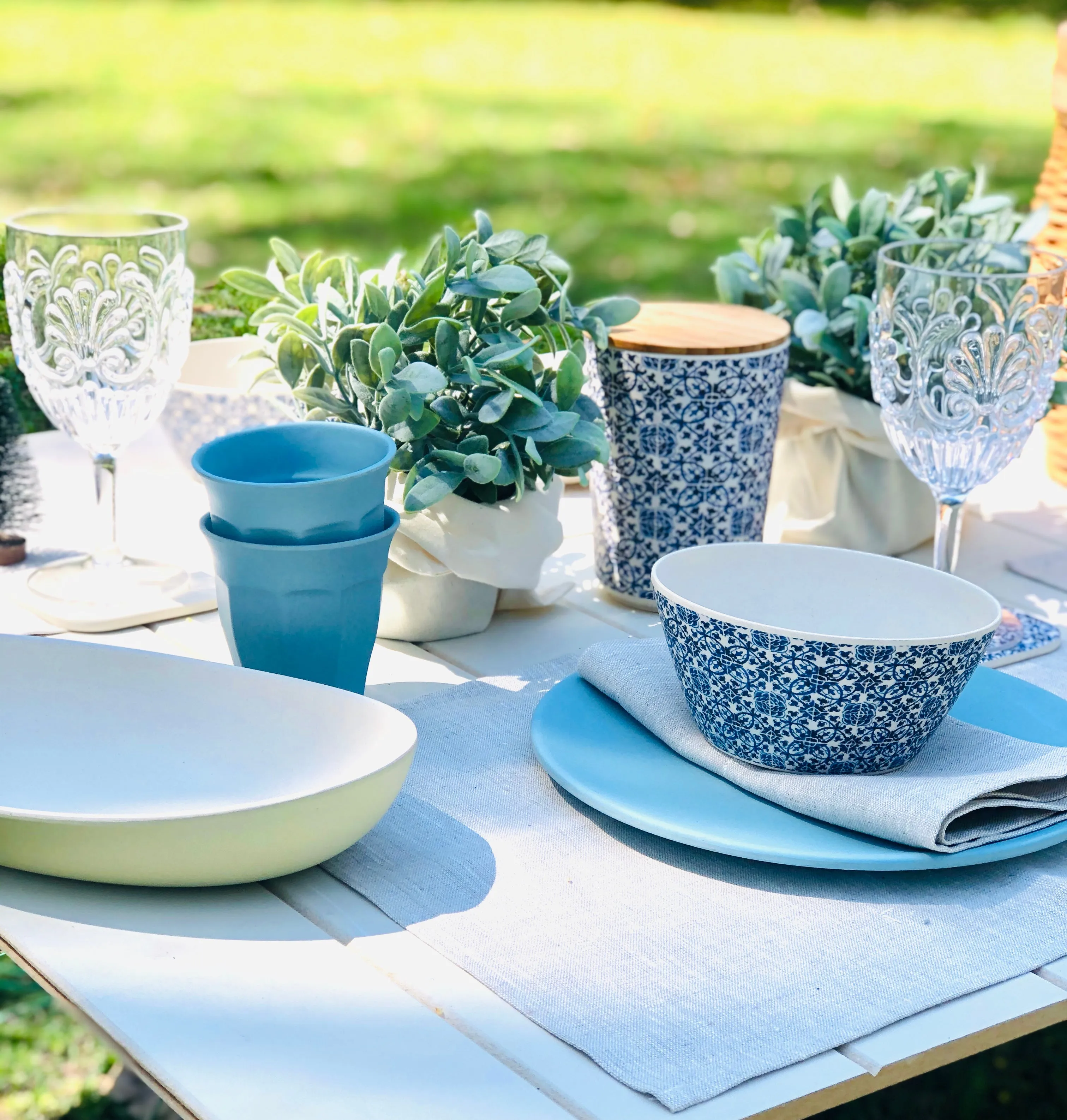 Mediterraneo - Bamboo Tableware Place Settings