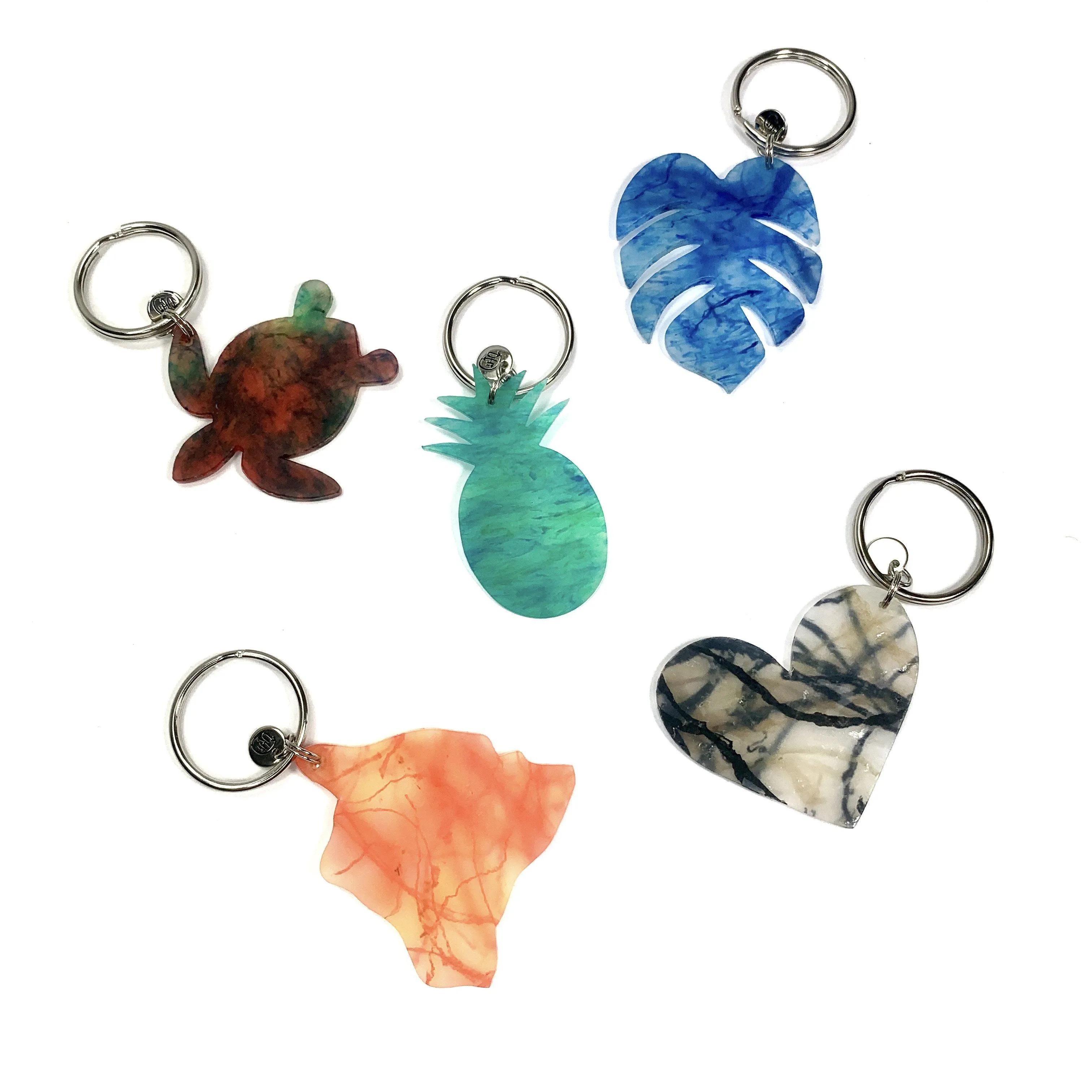 Melted Marine Debris Keyrings