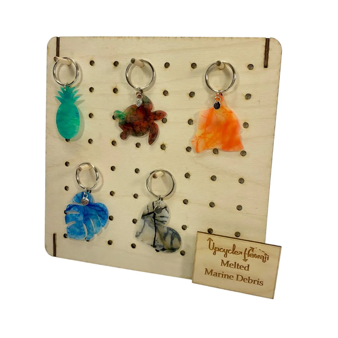 Melted Marine Debris Keyrings