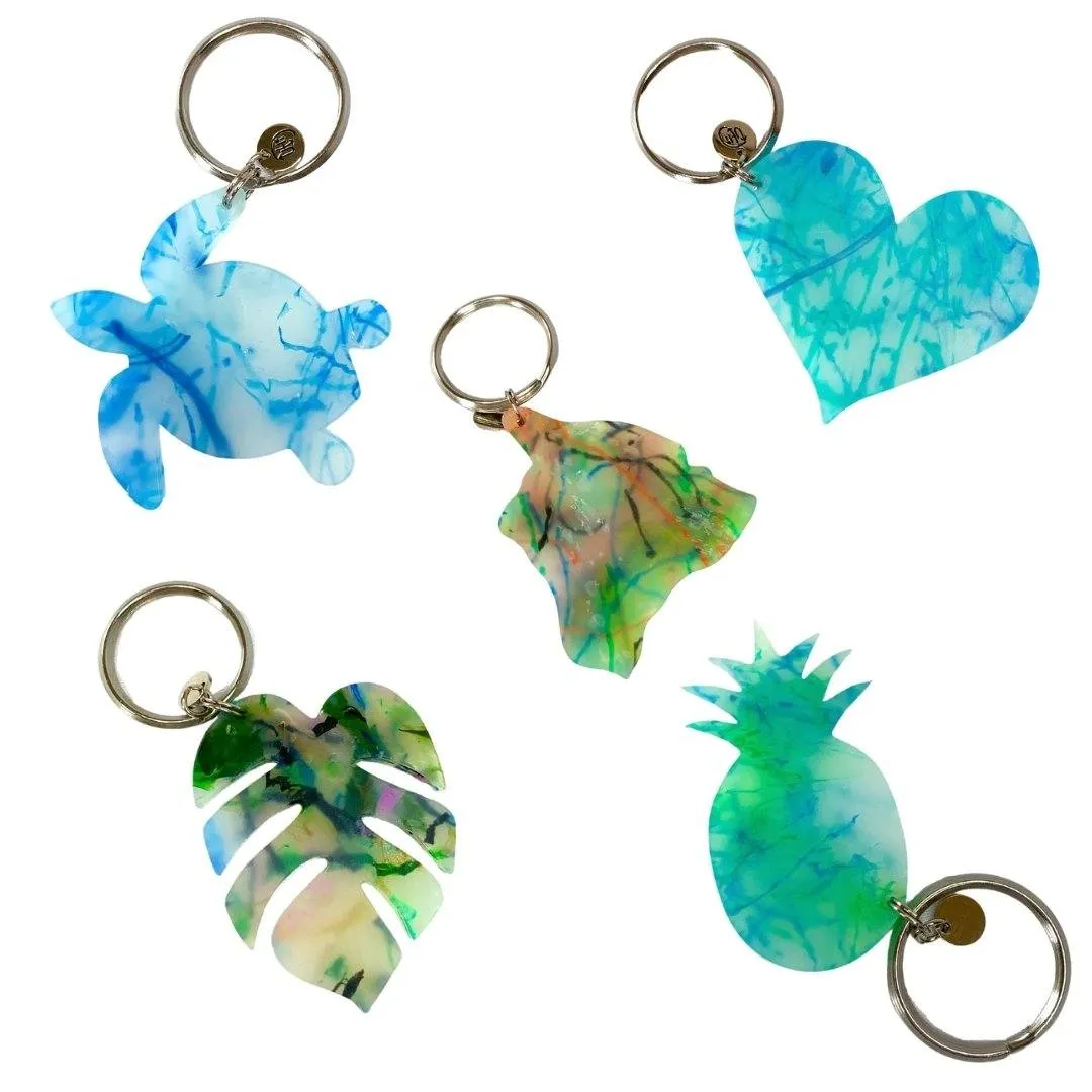 Melted Marine Debris Keyrings