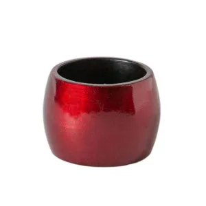 Metallic Napkin Ring - Red