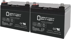 Mighty Max Battery 12V 35Ah Golden Technologies Alante, Golden Compass Battery - 2 Pack
