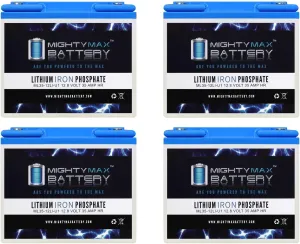 Mighty Max Battery 12V 35AH U1 Lithium Replacement Battery compatible with Golden Technology Compass GP600-4 Pack