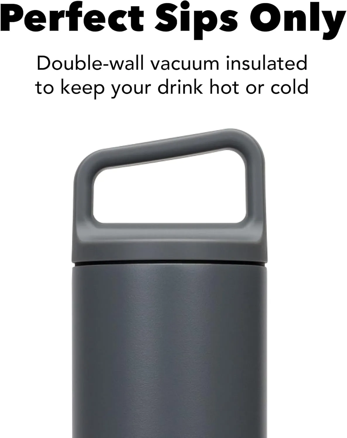 MiiR Wide Mouth Water Bottle - 20oz Insulated Water Bottle in Stainless Steel with Double Wall Vacuum Insulation, Leakproof Design, Keeps Drinks Hot or Cold