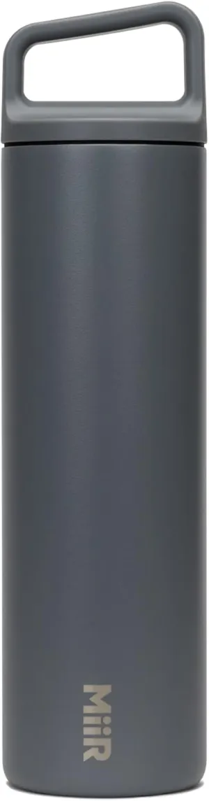 MiiR Wide Mouth Water Bottle - 20oz Insulated Water Bottle in Stainless Steel with Double Wall Vacuum Insulation, Leakproof Design, Keeps Drinks Hot or Cold