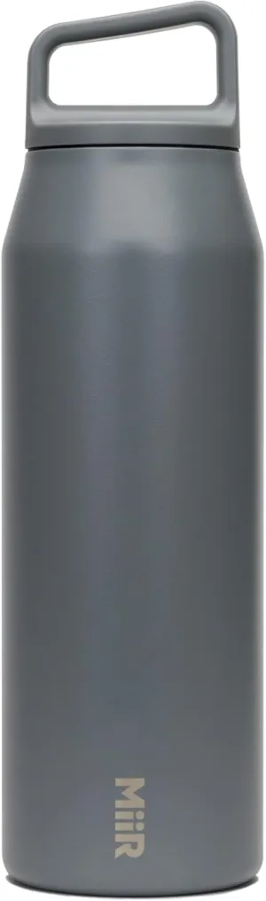 MiiR Wide Mouth Water Bottle - 32oz Insulated Water Bottle in Stainless Steel with Double Wall Vacuum Insulation, Leakproof Design, Keeps Drinks Hot or Cold