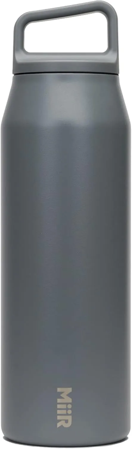 MiiR Wide Mouth Water Bottle - 32oz Insulated Water Bottle in Stainless Steel with Double Wall Vacuum Insulation, Leakproof Design, Keeps Drinks Hot or Cold