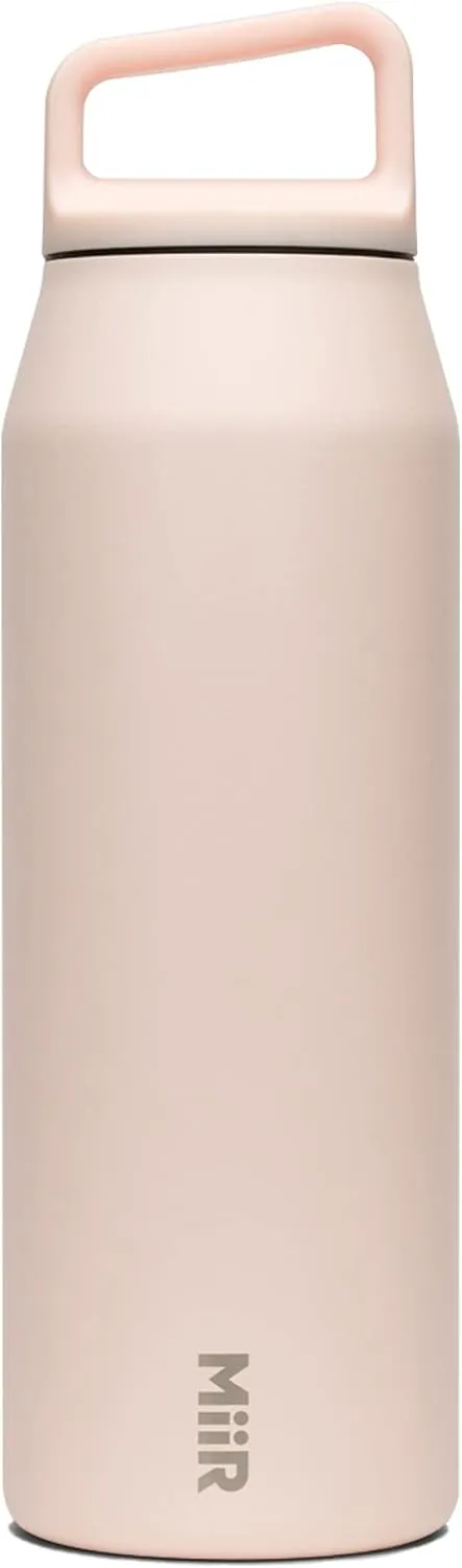 MiiR Wide Mouth Water Bottle - 32oz Insulated Water Bottle in Stainless Steel with Double Wall Vacuum Insulation, Leakproof Design, Keeps Drinks Hot or Cold
