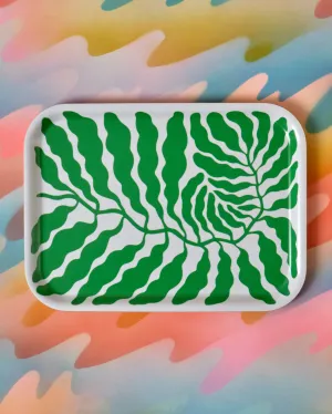 Mini Spring Green Leaves Tray