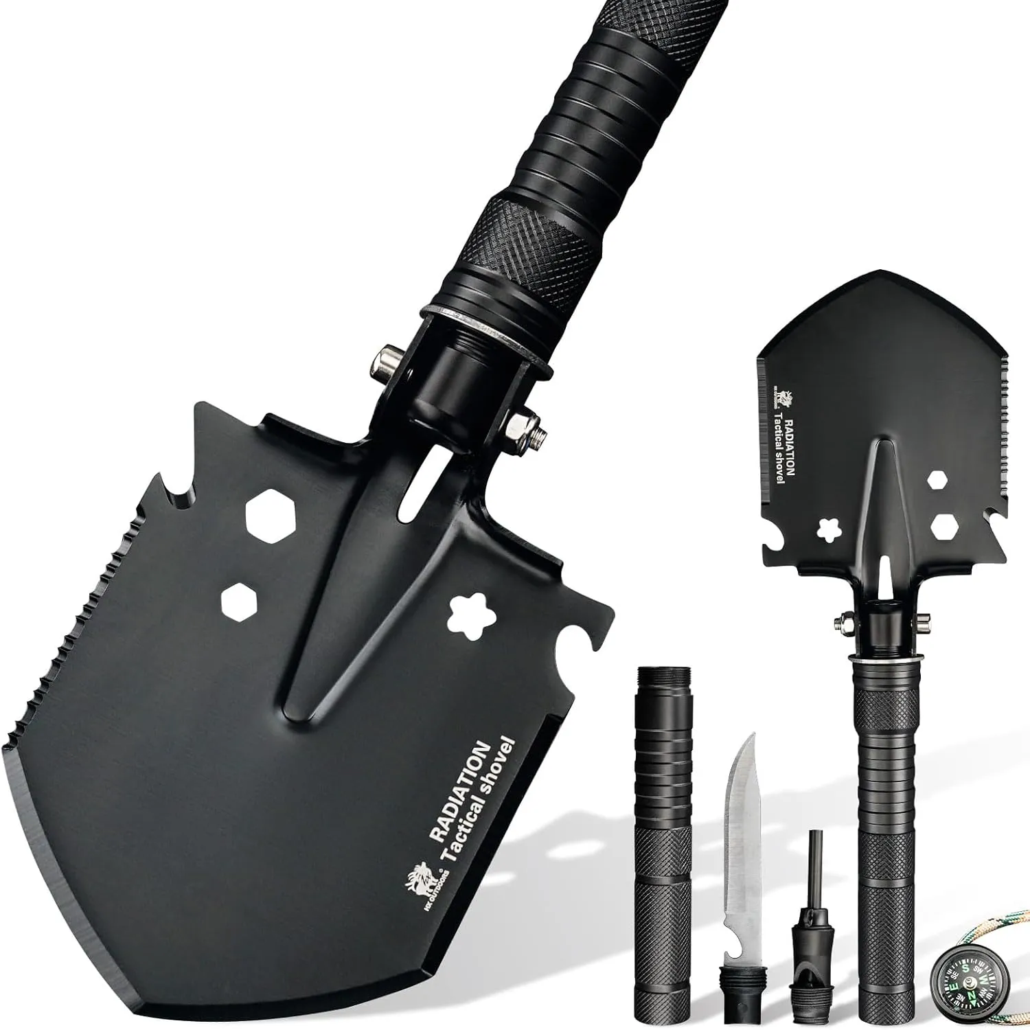 Mini Survial Shovel, Multifunctional Folding Spade Gardening Shovel, Foldable Small Hand Shovel for Gardening Digging