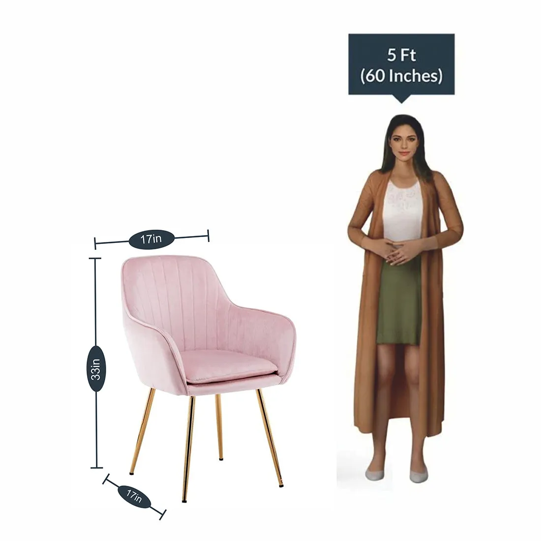 Minimalist High Tufted Back Luxury Baby Pink Sofa Lounge Chair