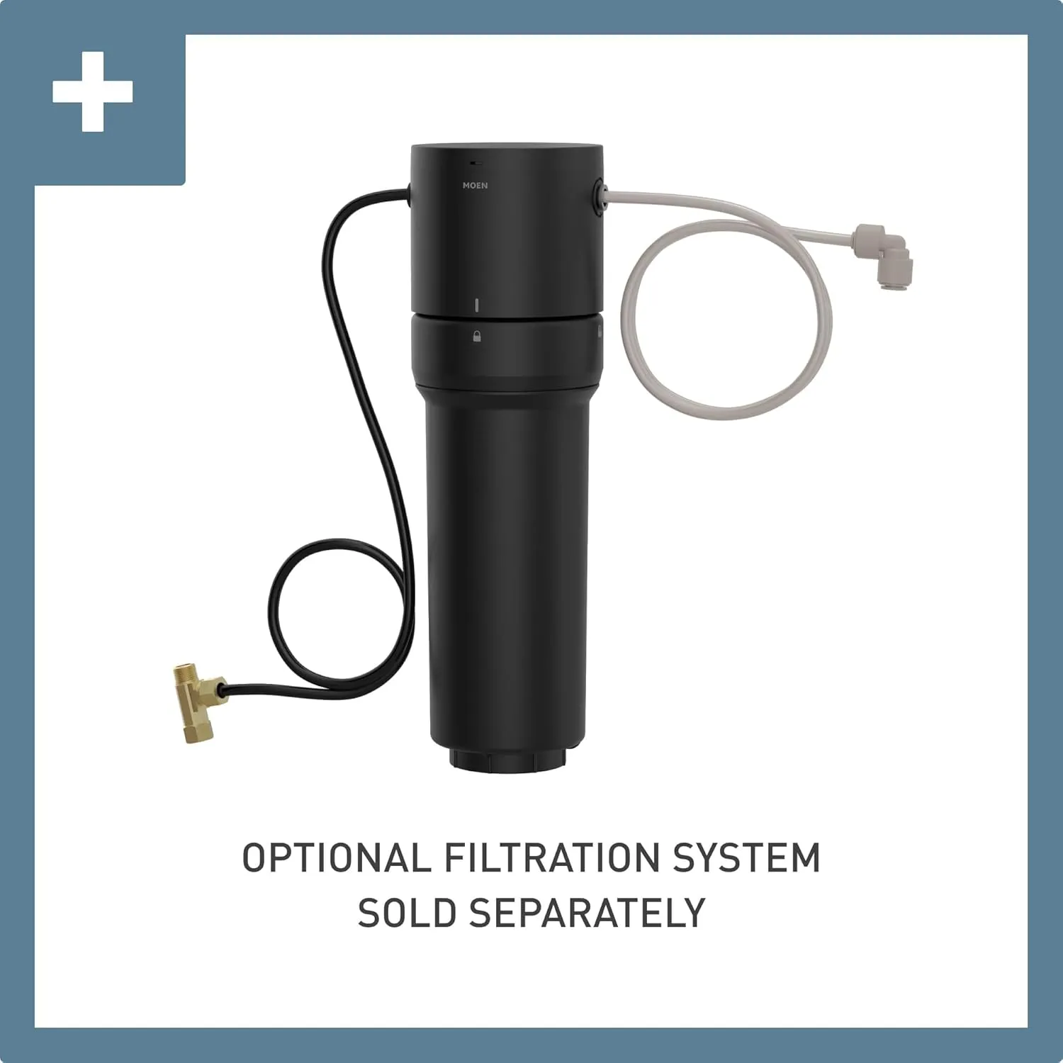 Moen S5520BG Sip Transitional Cold Water Kitchen Beverage Faucet, Optional Filtration System Available (Sold Separately), Brushed Gold