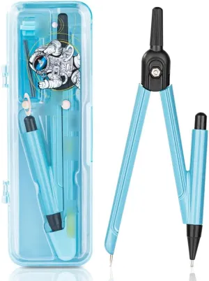 moisture Bow Compass Compass Drawing Set Professional High Precision Compass Pencil Compass Drawing Set School Stationery Compass Indexer Carpenter Compass (Color : A)