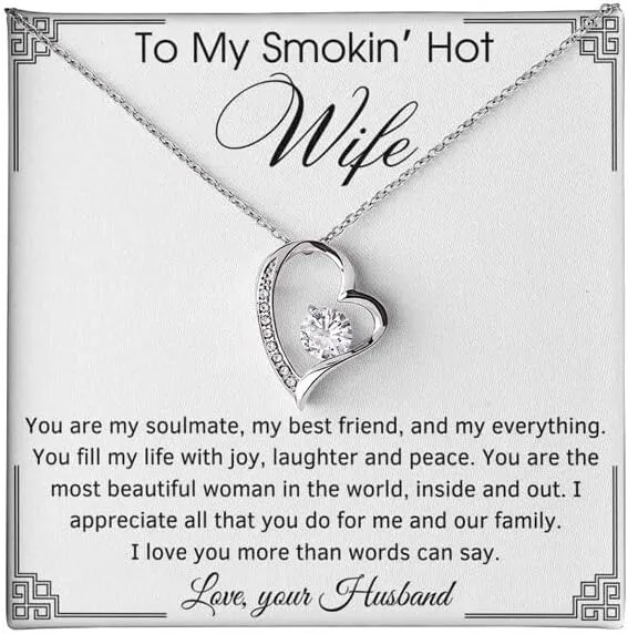 Mother's Day Gifts for Mom from Daughter, Mother Daughter Necklace, Daughter Gifts from Mom, Forever Love Necklace for Mom, Necklace Gift For Mom Jewelry Gift Box