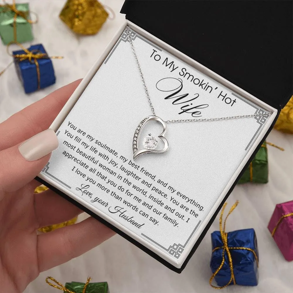 Mother's Day Gifts for Mom from Daughter, Mother Daughter Necklace, Daughter Gifts from Mom, Forever Love Necklace for Mom, Necklace Gift For Mom Jewelry Gift Box