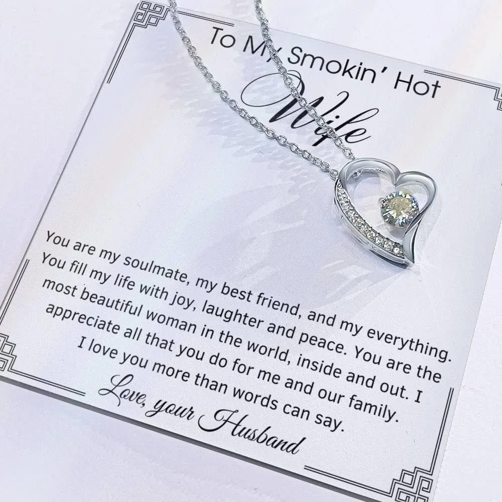 Mother's Day Gifts for Mom from Daughter, Mother Daughter Necklace, Daughter Gifts from Mom, Forever Love Necklace for Mom, Necklace Gift For Mom Jewelry Gift Box
