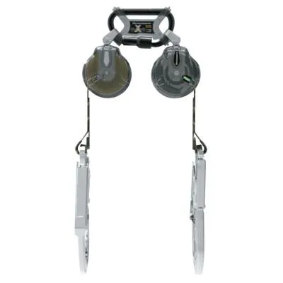 MSA Latchways Mini Personal Fall Limiter, 6 ft, Aluminum Swivel, 2 Legs, 400 lb Cap, 63111-00C