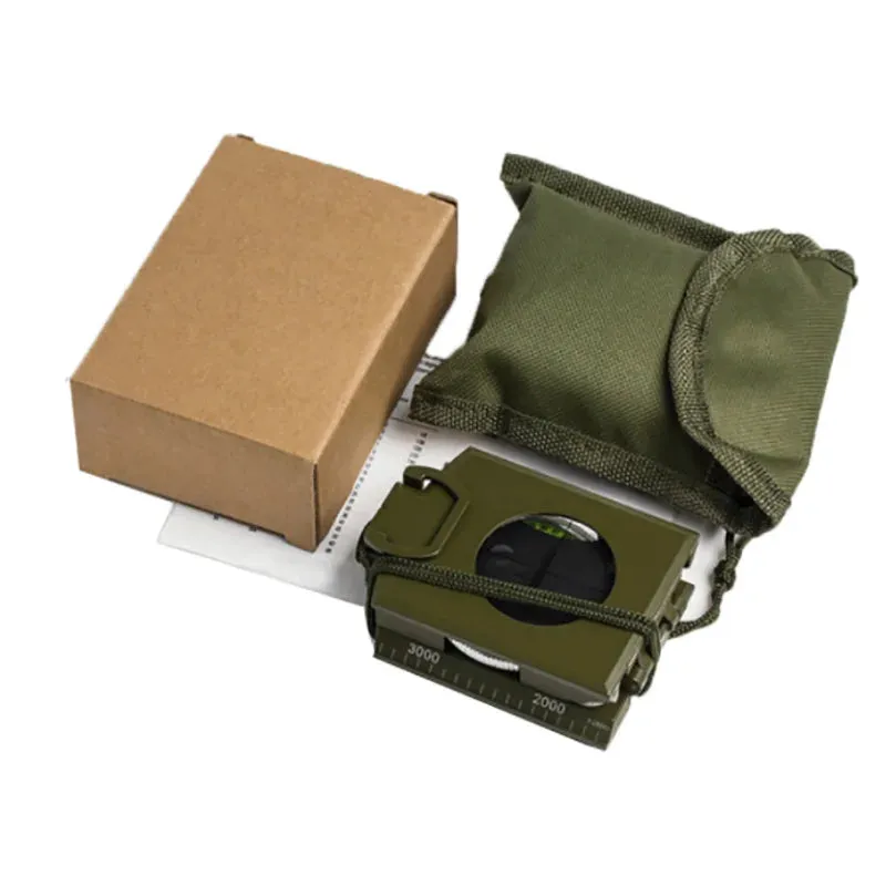 Multifunctional Military Compass Waterproof Metal Survival Tool with Fluorescent Dial