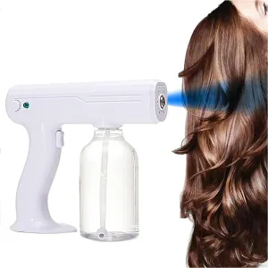 Multifunctional Rechargeable Hair Sprayer, Handheld Sprayer Machine, Nano Gun Hair Steamer, Electric Mist Steam Gun, Portable Efficient and Easy to Use, for Home, Office
