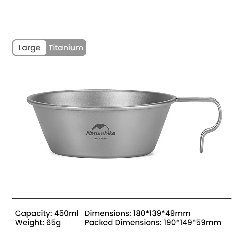 Naturehike Ttitanium bowl - 450 ML
