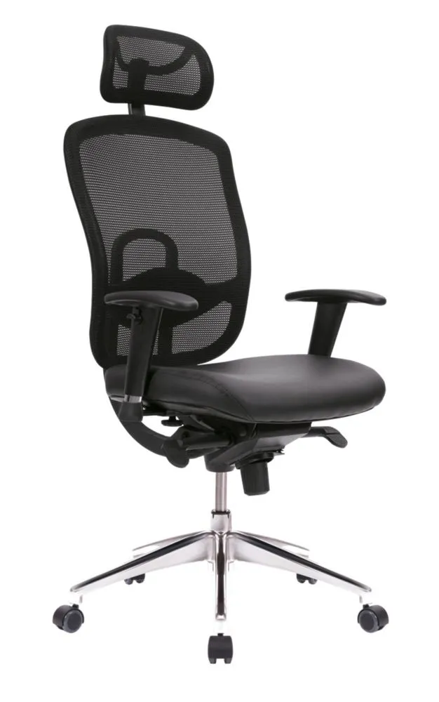 Nautilus Designs Liberty High Back Executive Chair Black