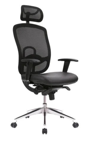 Nautilus Designs Liberty High Back Executive Chair Black