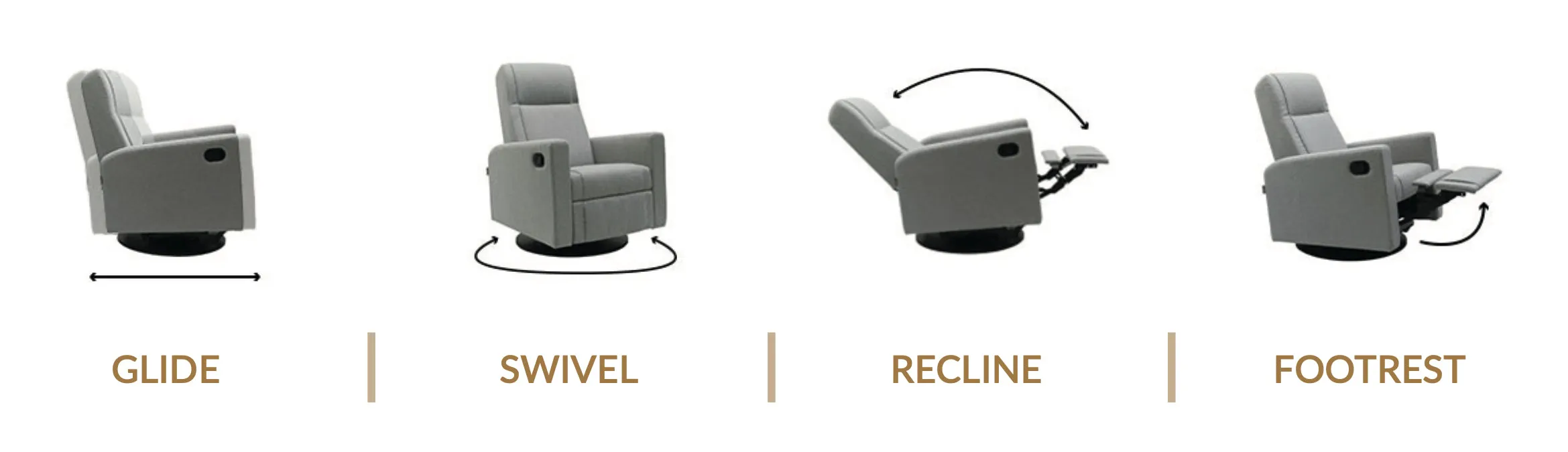 Nelly Reclining Glider