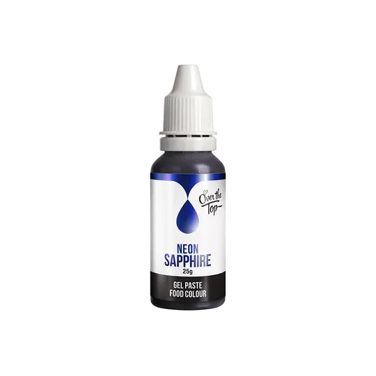 Neon Sapphire - Over the Top - Gel Food Colour 25g