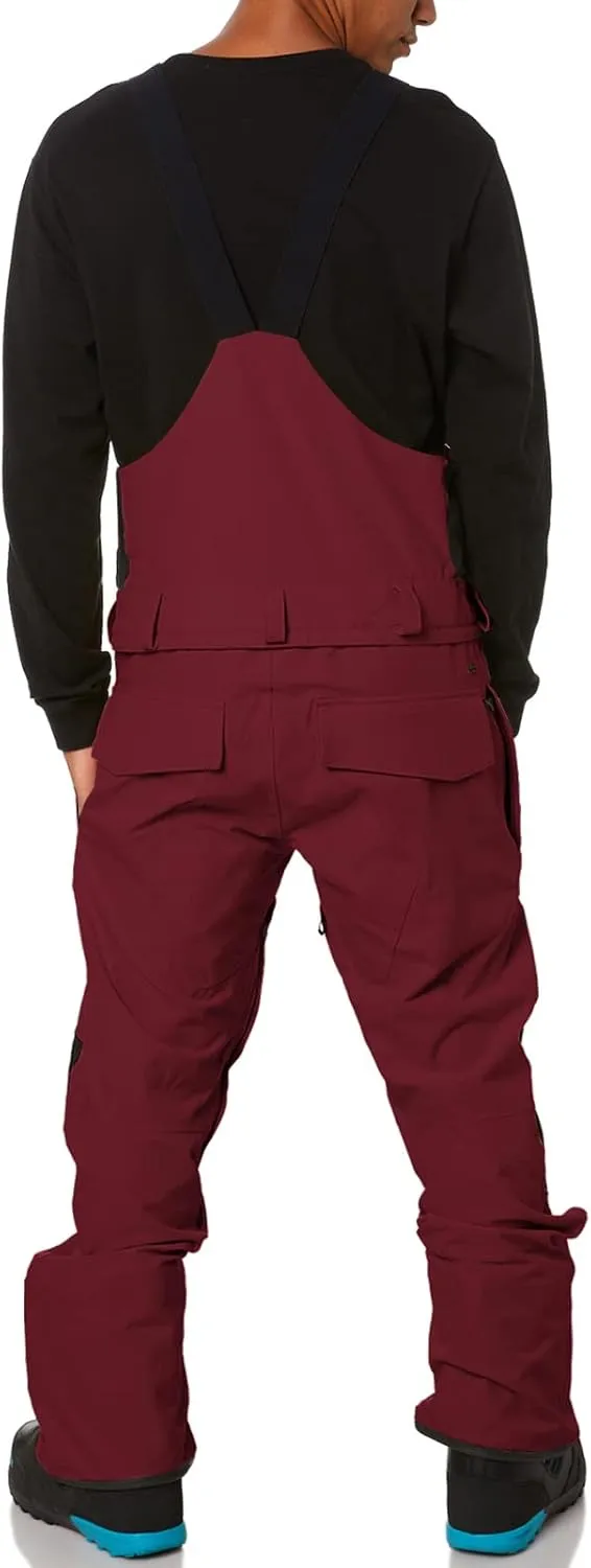 Newffr Men’s Snow Bib Water-Resistant Insulated Waterproof Snow Pants Ski Snowboard Overalls