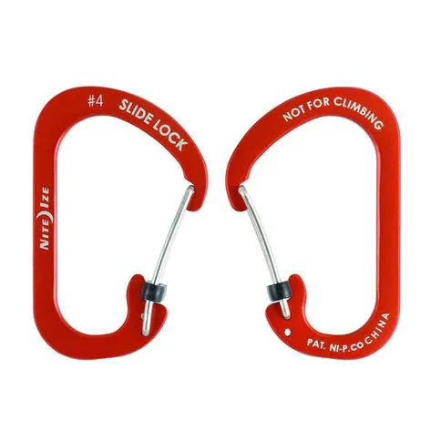 Nite ize - SlideLock Carabiner Aluminum 4 (Orange)