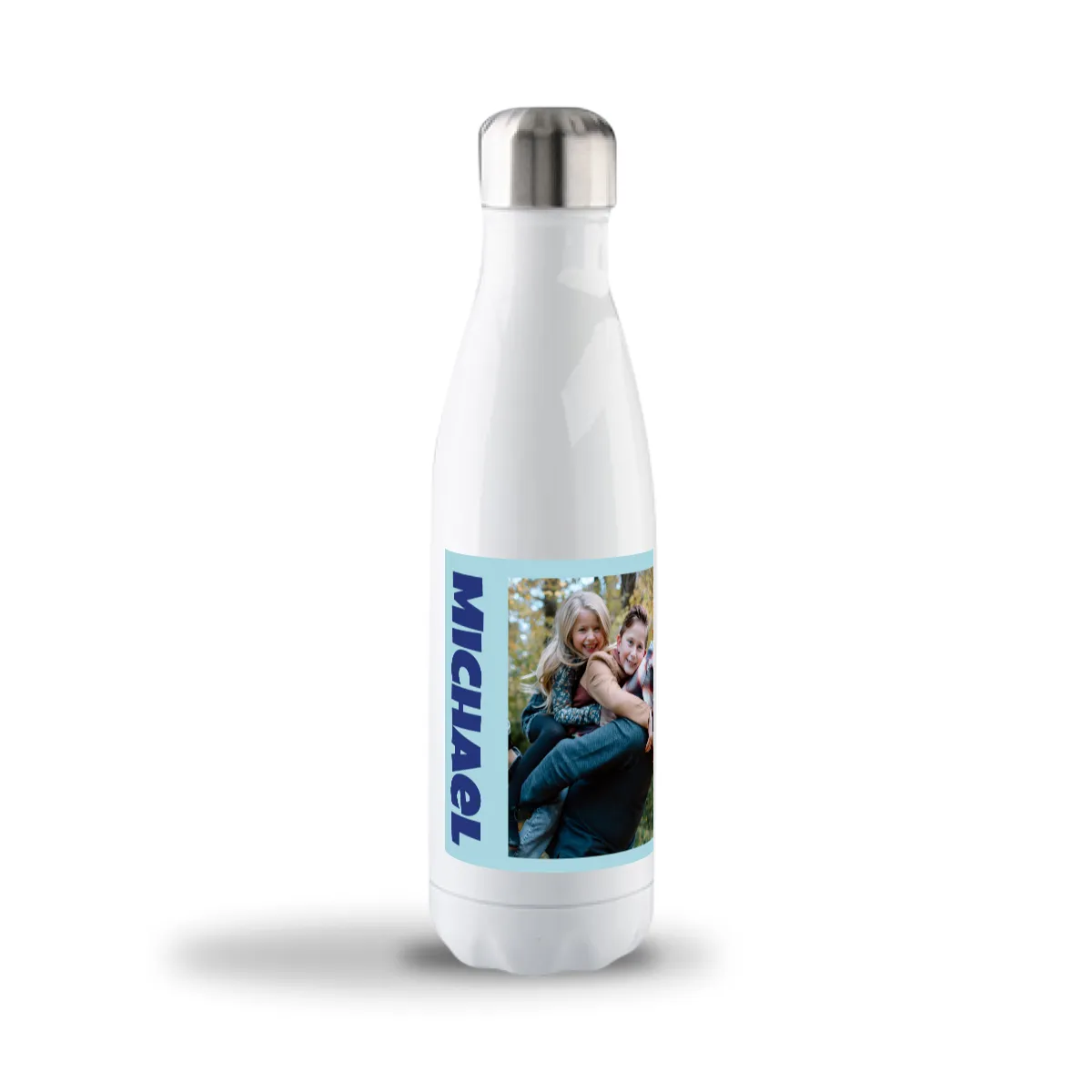 No 1 Dad  Customize 17oz Stainless Steel Bottle