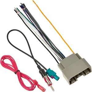 NuIth Stereo Wiring Harness with Antenna Adapter for Select 2007-2015 Dodge/2008-2016 Jeep/2004-2014 Chrysler Upgrade Factory to Aftermarket Radio