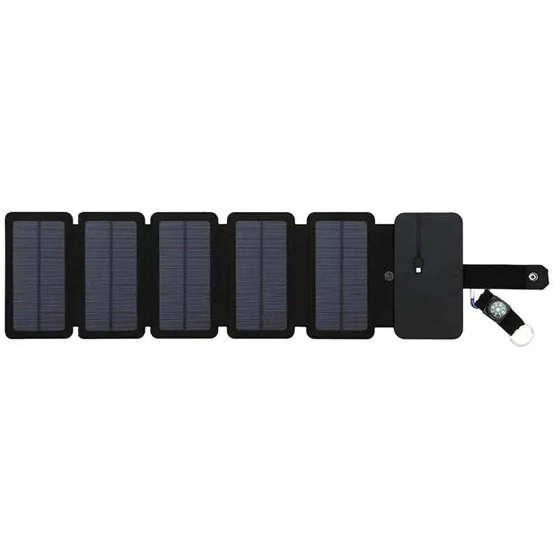 Outdoor Multifunctional Portable Solar Charging Panel 5V 1A USB Output Device Camping Tool High Power Output