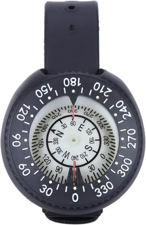 Outdoor Survival Compass, Camping Compass Wrist Compass Watchband Compass Watchband Compass for Camping Hiking Boating